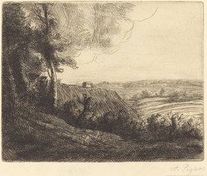 Landschaft: Weg nach Horville