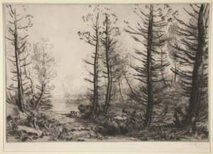 Der große Kanal von Alphonse Legros