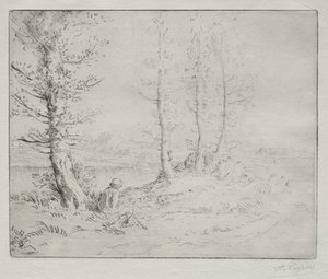 Entlang des Ufers von Alphonse Legros