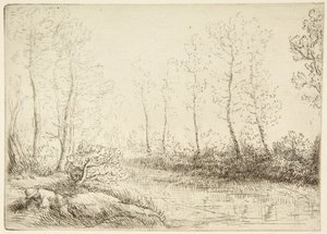 Die Birken von Alphonse Legros