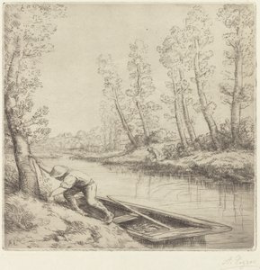 Morgen am Fluss von Alphonse Legros