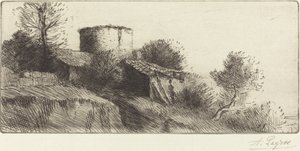 Taubenturm (La tour aux pigeons) von Alphonse Legros