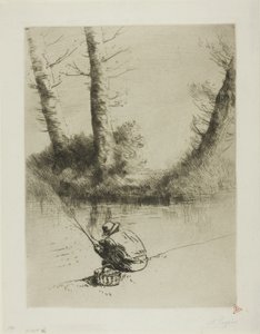 Stangenfischer von Alphonse Legros