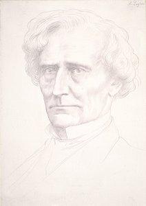 Porträt von Hector Berlioz von Alphonse Legros