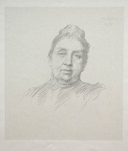 Porträt von Madame Kemp, Vorderansicht (3. Platte)