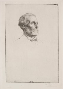 Sir Frederick W. Burton von Alphonse Legros