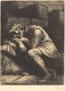 Schlafender Bettler
