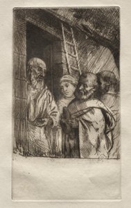 St. Pierre et St. Paul an der Tür des Bonhomme Misère von Alphonse Legros
