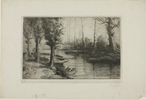Der Kanal: Morgen von Alphonse Legros