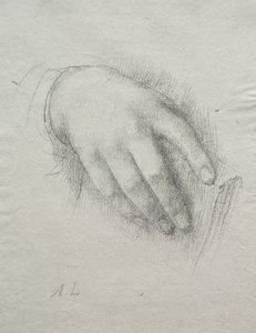 Die Hand von Nora E. Legros