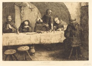 Das Refektorium Le refectoire