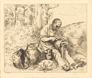 Der Kesselflicker von Alphonse Legros