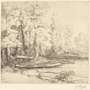 Bäume am Wasser Les arbres au bord de l