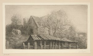 Eine alte Herberge von Alphonse Legros