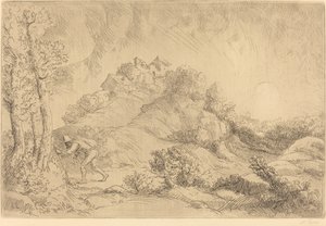 Ansicht eines Bauernhofs (La ferme de Beauchamp) von Alphonse Legros