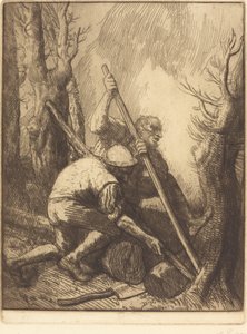 Holzfäller, 3. Platte Les bucherons von Alphonse Legros