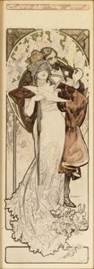 Ein Modell für den Lithograph "Programm 27. Oktober 1900", ca. 1900