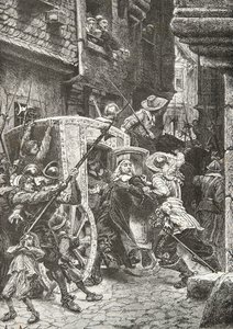 Verhaftung von Pierre Broussel während der Fronde von Alphonse Marie de Neuville