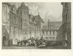 Hotel-de-Ville Bourges von Alphonse Marie de Neuville