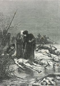 Der Leichnam von Karl dem Kühnen wird nach der Schlacht von Nancy gefunden von Alphonse Marie de Neuville