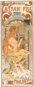 Imprimerie Cassan Fils von Alphonse Mucha