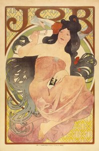 Hiob, um 1897-98 von Alphonse Mucha