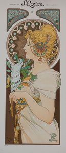 La Plume, 1899 von Alphonse Mucha