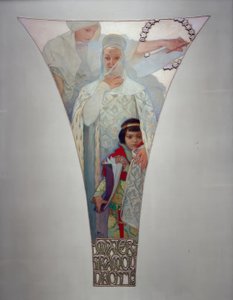Mütterliche Weisheit – Eliska Premyslovna von Alphonse Mucha