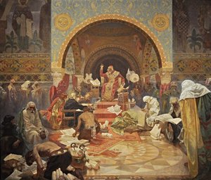 Der bulgarische Zar Simeon Der Zyklus Das Slawische Epos
