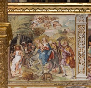 Presbyterium, Siebter nördlicher Spann, Flucht nach Ägypten, Altobello Melon