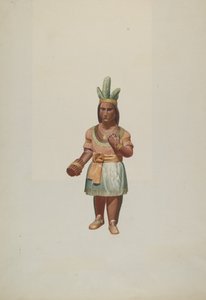 Indianer im Zigarrenladen von Alton K. Skillin