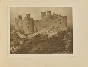 Harlech Castle vom Felsen von Alvin Langdon Coburn