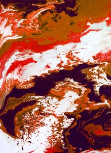 Abstrakter Lavafluss von Alyson Storms