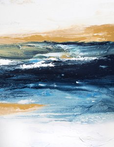 Tiefblaues Ozean-Gold