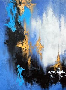 Dynamisches Blau Gold