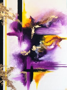 Energetisches Purpur-Gold von Alyson Storms
