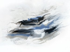 Fließender Abstrakter Fluss