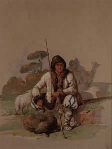 Schäfer, ca. 1855 von Amadeo Preziosi