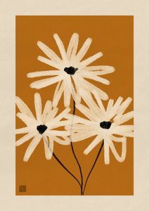 Erdige Gänseblümchenblüten von Amaze Atelier