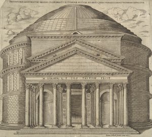 Pantheum Romanum nunc Mariae Cognomento von Ambrogio Brambilla