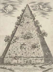 Sepulchrum C. Cestii Epulonis Ostensi Via Et Pyramide Et Marmore Quadrato Nobilissimum Atque Omnium Vetustissimum