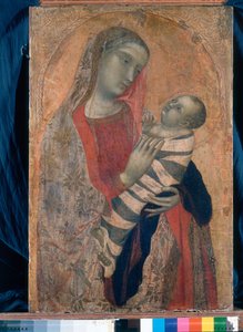 Madonna und Kind, 1320-23 von Ambrogio Lorenzetti