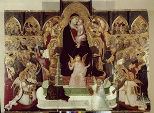 Maesta di Massa Marittima (Jungfrau in Majestät) von Ambrogio Lorenzetti