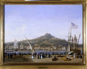 Der Hafen von Marseille von Louis Garneray, ca. 1820 von Ambroise Louis Garneray