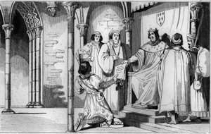 Im Jahr 1327 erhebt Karl IV. der Schöne (1294-1328) die Herrschaft von Bourbon zugunsten des Enkels von Robert de Clermont und des Enkels von Ludwig IX., Louis I.