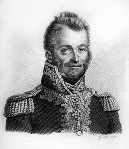 Jean François Rome, Brigadegeneral (1773-1826) - in „Porträts der französischen Generäle nach den Siegen und Eroberungen der Franzosen“. Graviert von Ambroise Tardieu 1818. Stella Sammlung von Ambroise Tardieu