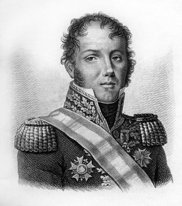 Porträt des Generals Dominique Louis Antoine Klein (1759-1845). In „Portraits der französischen Generäle nach den Siegen und Eroberungen der Franzosen“. Graviert von Ambroise Tardieu 1818. Stella Sammlung von Ambroise Tardieu