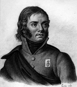 Porträt von Charles Melchior Arthus, Marquis de Bonchamps (1760-1793), General. Gravur von Ambroise Tardieu, 1818. Stella-Sammlung. von Ambroise Tardieu