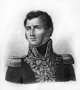 Porträt von General Pierre François Joseph du CREUX Farin (1770-1835). Graviert von Ambroise Tardieu 1818. Stella Sammlung.