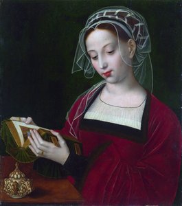 Maria Magdalena beim Lesen